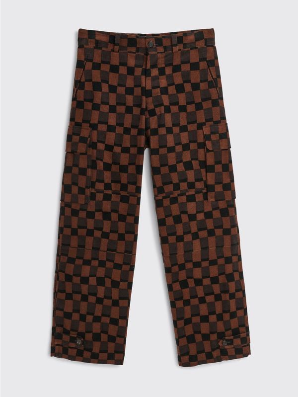 Marni Damier Checkered Corduroy Cargo Pants
