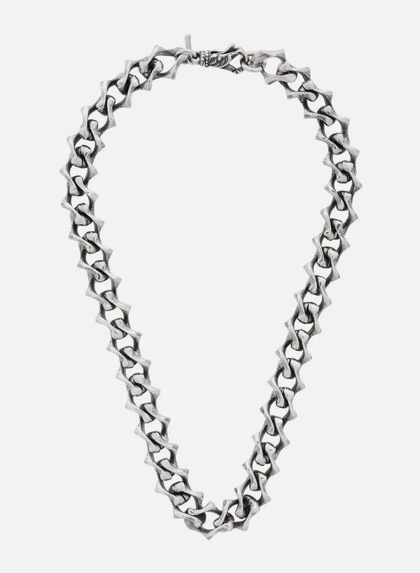 Emanuele Bicocchi Silver Curb Chain Necklace