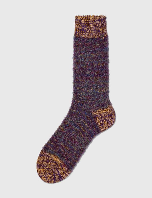 Decka Socks Mohair Wool Gradient Purple Socks