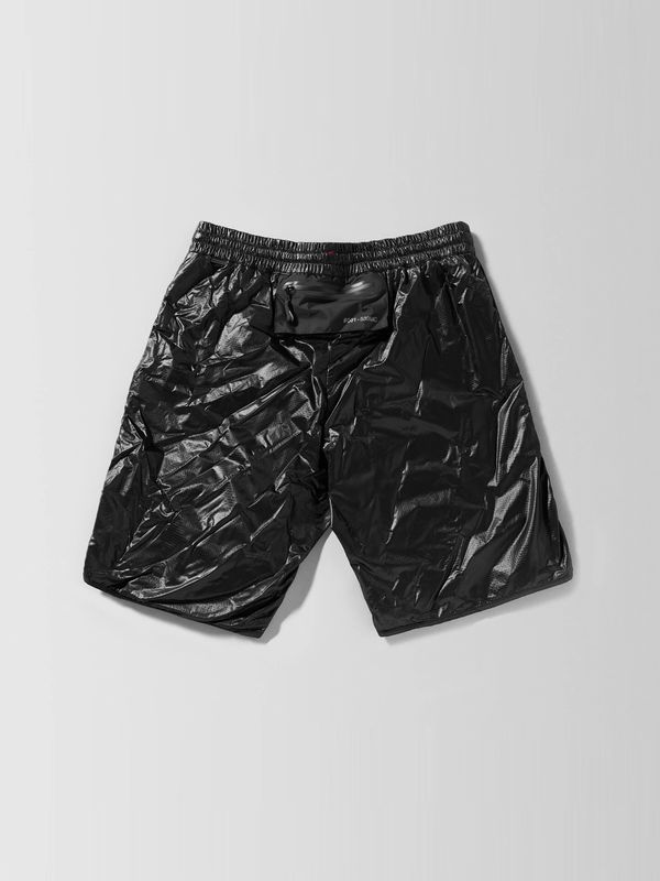 Moncler Grenoble DAY-NAMIC Black Metallic Shorts