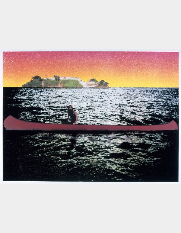 Peter Doig, Canoe - Island (2000)
