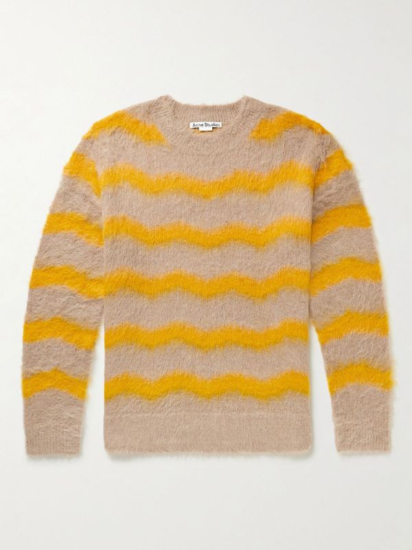 Acne Studios Kristoffer Striped Knitted Sweater