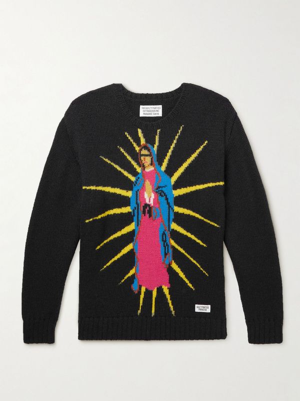 Wacko Maria Virgin Mary Wool Sweater