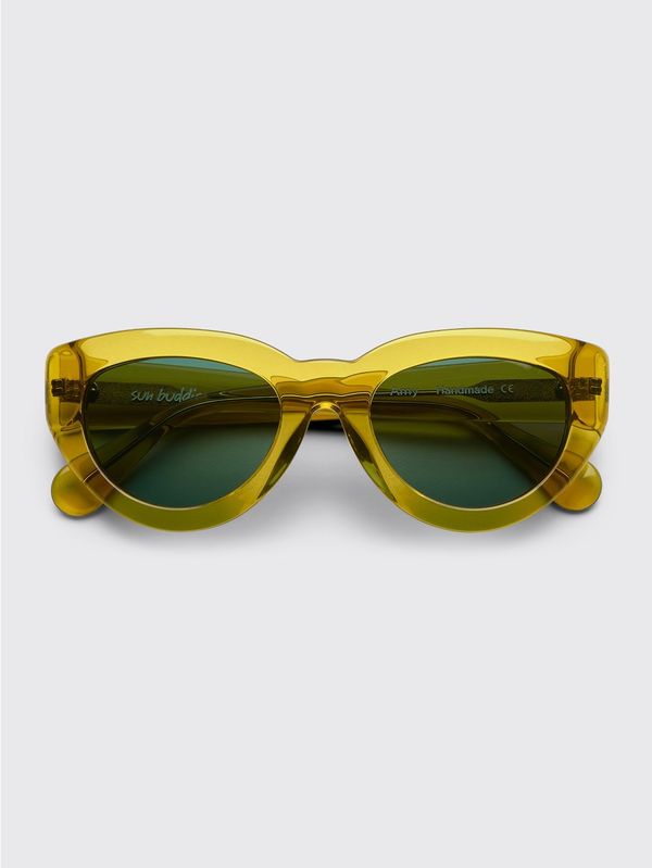 Sun Buddies Amy canary yellow sunglasses
