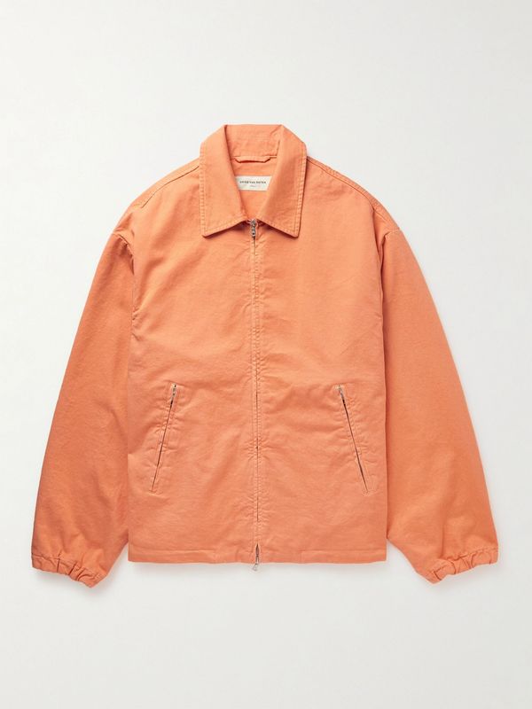 Dries Van Noten Orange Voyde Oversized Jacket