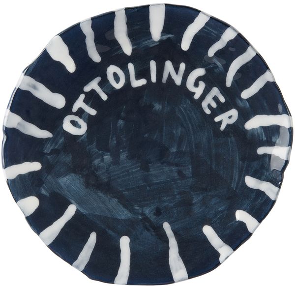 Ottolinger Navy Logo Earthenware Plate