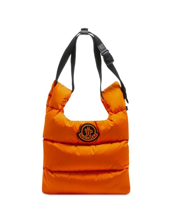 Moncler Legere orange down tote bag